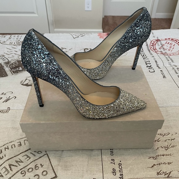JIMMY CHOO ROMY 100 PUMPS - Picture 5 of 9